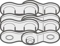 06B2S30 Renold Steel Roller Chain Link, Chain Type 06B-2