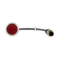 181626-C22-DL-R-K01-24-P3 Eaton, C22 Illuminated Red Flat Push Button, NC, 22mm Momentary