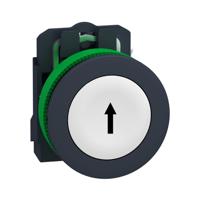 XB5FA3341 FLUSH MOUNT RED PB WHITE MARKED STOP 1NC