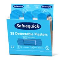 Cederroth Plastic Blue Detectable Plaster Plaster (Complete Refill Set), 6 x 35 Per Package 72mm