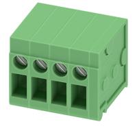 1700781 Phoenix Contact FRONT 2.5-H/SA 5/ 4 Series PCB Terminal Block, 4-Contact, 5mm Pitch, Through Hole Mount, Screw