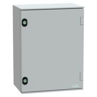 NSYPLM43PG Schneider Electric Fibreglass Reinforced Polyester, Wall Box, IP66, 200mm x 430 mm x 330 mm