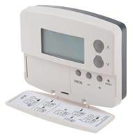 Danfoss, Digital & Programmable HVAC Thermostat, 24 h with Auto Mode, LCD Display, Manual Override