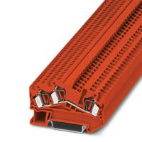 3037520 Phoenix Contact Red STS 4-TWIN Feed Through Terminal Block, 10-28 AWG, 0.08 - 6mm², ATEX, 800 V