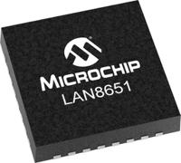 Microchip LAN8651B1-E/LMX, Ethernet Controller, 10Mbps SPI, SPI, 3.3 V, 32-Pin VQFN