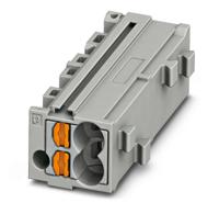 3270302 Phoenix Contact  5-2 /GY, PTMC 1 Series Grey, 0.14 → 2.5mm², Push In Termination