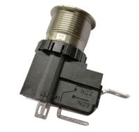 175-8114 Single Pole Single Throw (SPST) Momentary Push Button Switch, IP67, 19.1 Dia.mm, Panel Mount White LED, Power Symbol