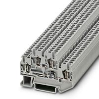 1047533 Phoenix Contact  5, STTB 2 Series Grey, 0.08 → 4mm², Spring Cage Termination