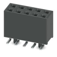 1156886 Phoenix Contact 54D/ 10-SV-1020-1-BT, FQ 2 Series Surface Mount Socket Strip, 2-Row, 2.54mm Pitch, SMD Termination