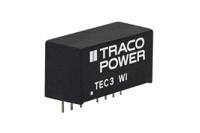 TEC-3-1213WI TRACOPOWER TEC 3WI 3W Isolated DC-DC Converter Through Hole, Vin 4.5 → 18 V dc, Vout 15V dc