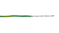 6714 GY001 Alpha Wire Ecogen Ecowire Series Green/Yellow 0.52 mm² Hook Up Wire, 20 AWG, 10/0.25 mm, 305m, MPPE Insulation, 6714