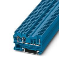 3042104 Phoenix Contact  5-TWIN/ 1P BU, ST 2 Series Blue, 4mm², Plug In Termination