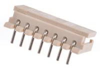 22-05-7075 Molex SPOX Series, Series Number 5268, 2.5mm Pitch 7 Way 1 Row Shrouded Right Angle PCB Header, Through Hole