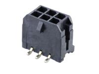 43045-0616 Molex MICRO-FIT 3.0 43045, 3mm Pitch, 6 Way, 2 Row, Straight PCB Header, Surface Mount