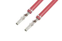 215342-2125 Molex Male Mini-Fit Jr. to Male Mini-Fit Jr. Crimped Wire, 450mm, 1.5mm², Red