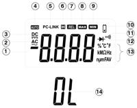 296-638 RS PRO Digital, LCD Digital Multimeter, 10A ac Max, 10A dc Max, 1000V ac Max - RS CalibratedRs Pro