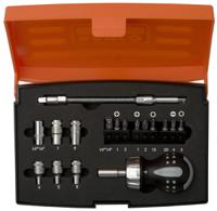 808050S-22 22 pieces Bit Holder, Socket, Ratchet Bit Set