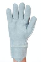 TC1-09 Tornado Colossus Grey Leather Coated Leather Work Gloves, Size 9, Large