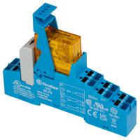 48-P5-8-110-0060SPA Finder 48 Series[Blank] 110V ac DIN Rail Interface Relay Module, DPDT-2C/0, Push In