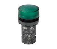 1SFA619403R5232  CL2-523G ABB, CL2-523G, Panel Mount Green LED Pilot Light, 22mm Cutout, IP66, IP67, IP69K, Round, 230V ac