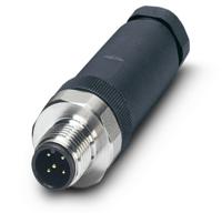 1553190 Phoenix Contact Circular Connector, 5 Contacts, Screw, M12 Connector, Plug, IP65, IP67, IP69K, SACC Series