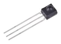 TSOP4438 Vishay , 38kHz IR Receiver, 950nm ±45 °, 45m Range, 2.5V - 5V, Through Hole, 6 x 5.6 x 6.95mm