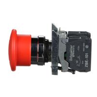 XB4BT845 Schneider Electric Harmony XB4 Series Pull Release Emergency Stop Push Button, Panel Mount, 22mm Cutout, SPDT, IP66,Schneider Electric